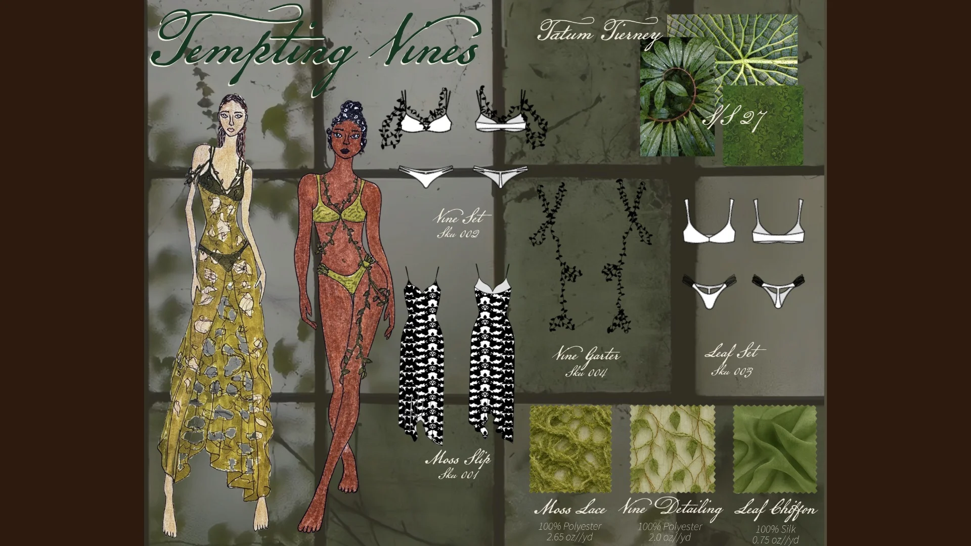 Tempting Vines — nature-inspired lingerie collection